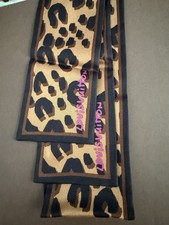 Louis Vuitton Stephen Sprouse Leopard Print Silk Bandeau Scarf