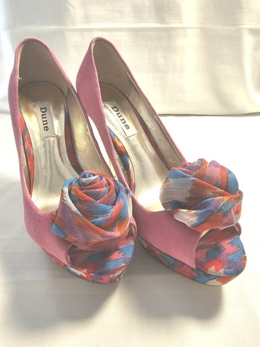 Dune london fuchsia pink suede - london,