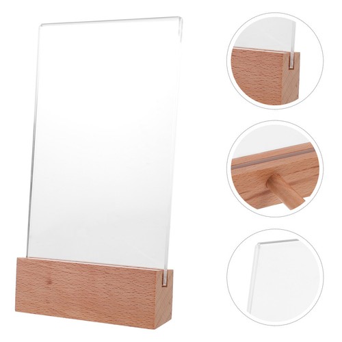 Table top sign holder document - top,