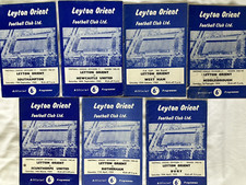 7 DIFFERENT  LEYTON ORIENT