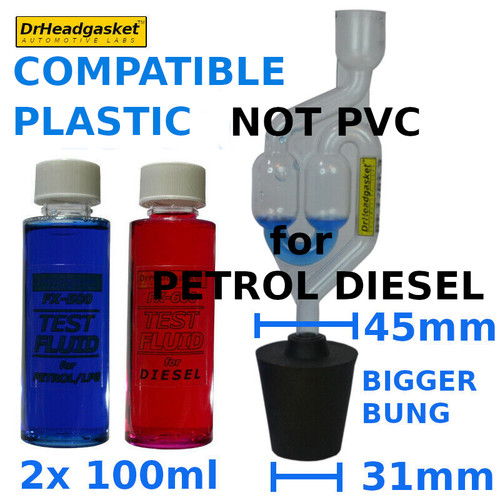 Combustion leak tester - leak, head