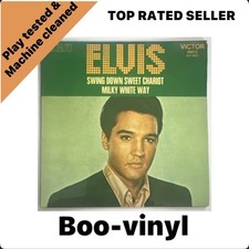 Elvis Presley ~ Swing Down Sweet Chariot  45RCA Victor French Import 7” EX/VG+