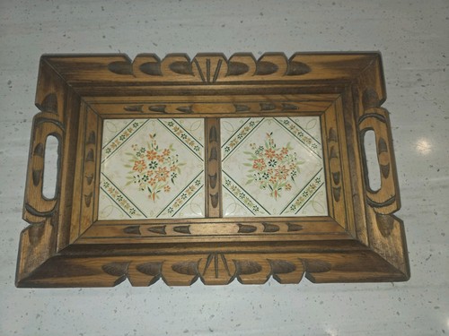 Vintage hand carved wood - vintage,