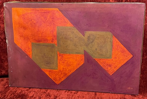 Signed 1973 oil - oil, painting