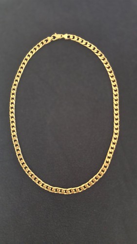 Chunky 9ct solid gold curb - 9ct,