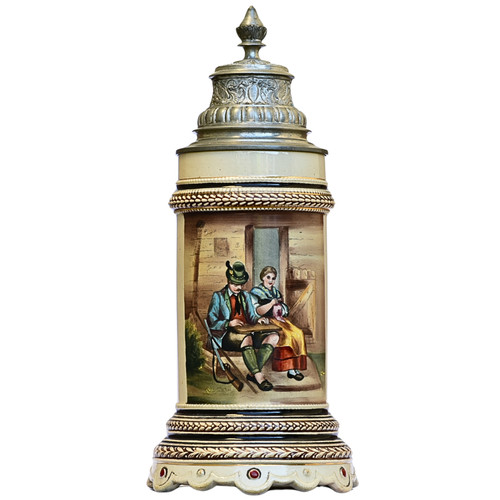 Antique german beer stein - stein,