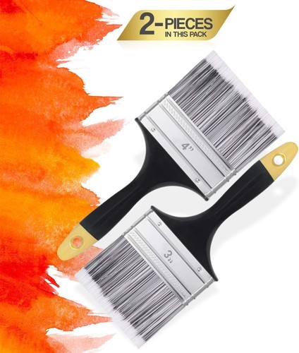 2pk paint brush set - paint, shed