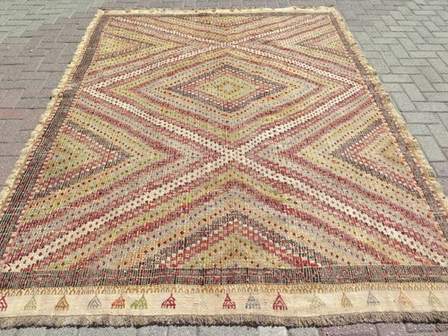 Vintage turkish rugs wool - turkish,