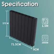 Ceramic electric radiator wall - ceramic,