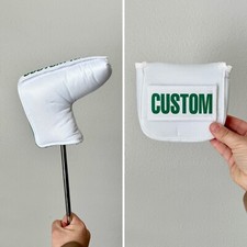 Custom White Putter Cover for