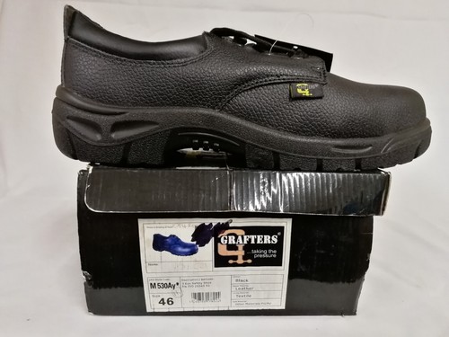 Grafters men black leather - black,
