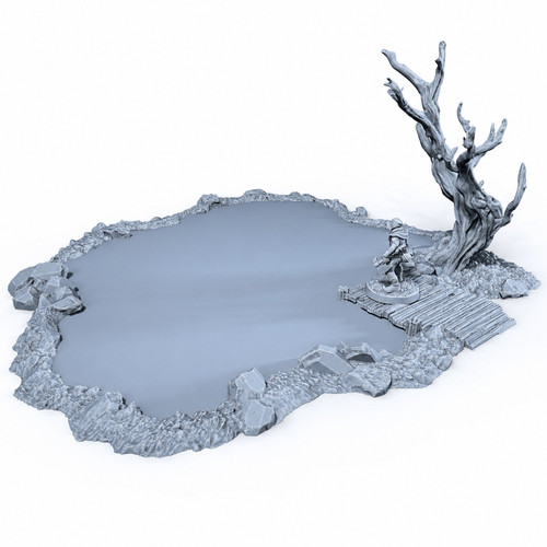 Modular lake 28mm fantasy - lake, –