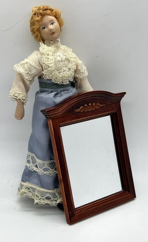 Dolls house large mirror with - dolls,