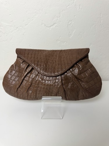 Lauren merkin brown embossed - lauren,