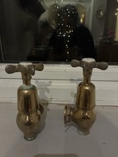 Antique Globe Brass Bath Taps 