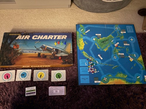 Air charter board game 1970 - game,