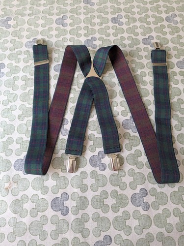 Fit braces green tartan - x, clip