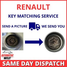 SECURITY MASTER LOCKING LOCK WHEEL NUT KEY BOLT MATCHING SERVICE UK FOR RENAULT