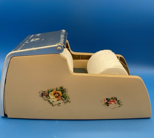 Vtg toilet paper - paper, dispenser