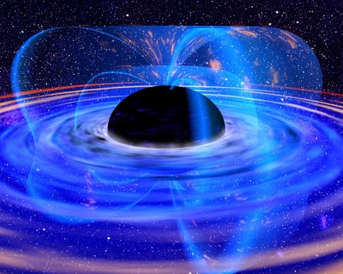 Black hole poster deep space - hole,