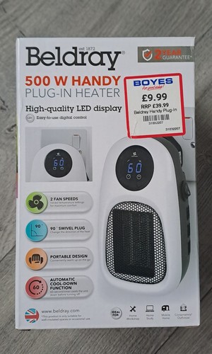 Beldray 500w handy wall - beldray,