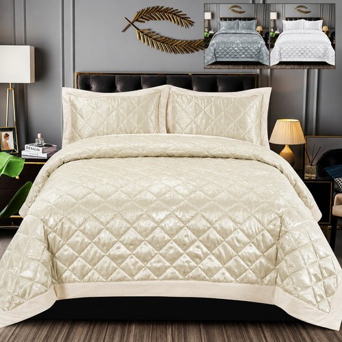 Piece satin jacquard quilted - 3,