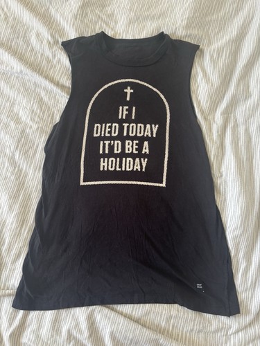 Drop dead tombstone tank - dead, “if