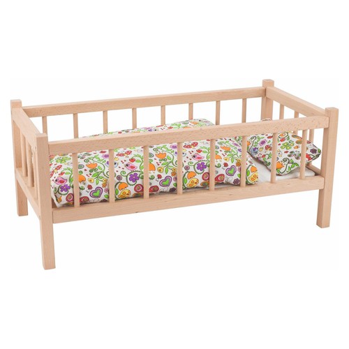 Goki wooden dolls bed - wooden,