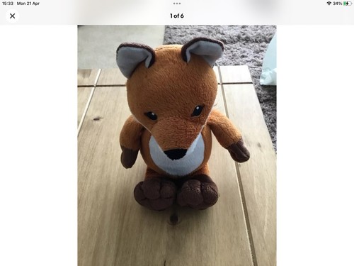 Kinder fox cuddly toy - kinder,