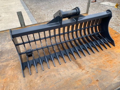 Excavator land rake bucket - land,
