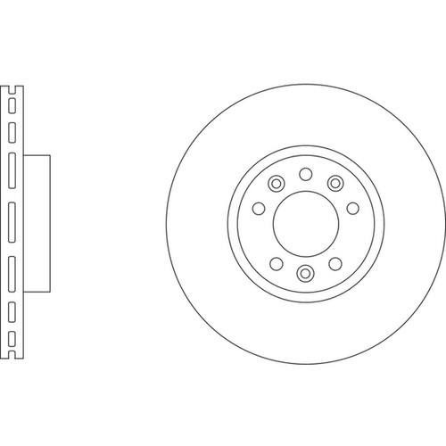 Brake discs vented for - 2x,