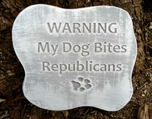 Dog republican mold garden - dog,