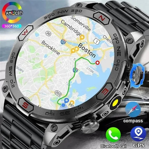 Military gps smart watch men - smart,