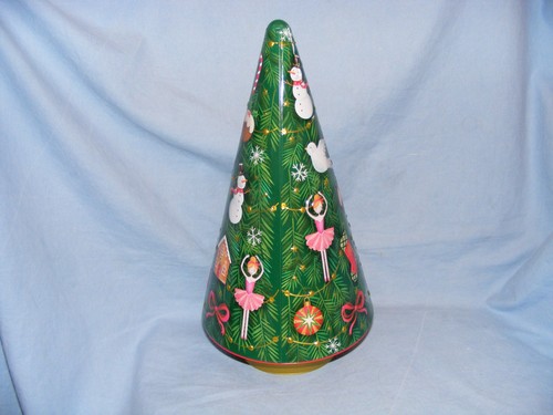Christmas tree tin - christmas,