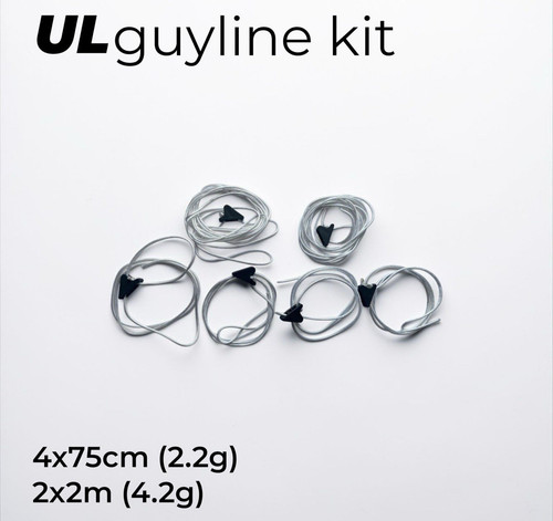 Ultralight tent guyline and