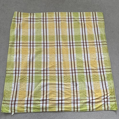 Vintage seersucker tablecloth - vintage,
