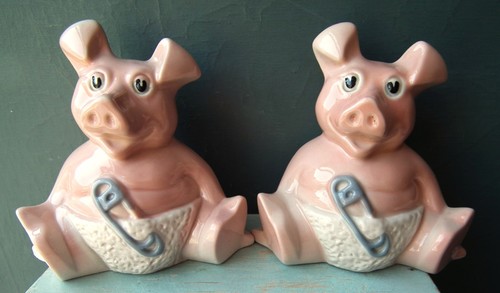 Vintage money boxes wade - vintage,