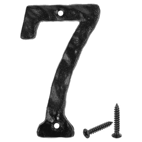 House address number - house, inch
