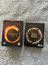 The Hobbit Trilogy Blu-ray 3D and The Lord Of The Rings Trilogy Blu-ray