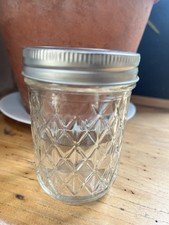 Ball Mason quilted vintage Jars 8oz jelly jars  X 10  Lot  Excellent Condition