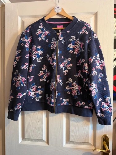 Joules navy floral quilted - joules,