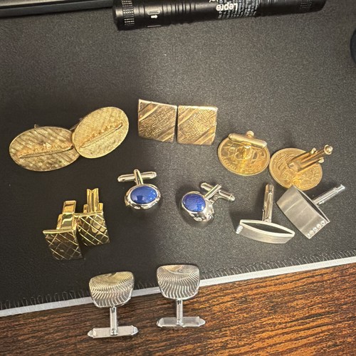 Men metal cufflinks job - metal,