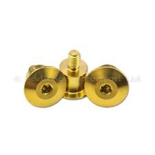 3x Titanium Gold Windscreen