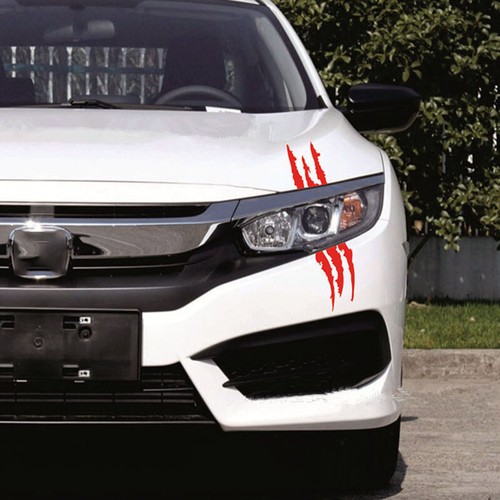 Monster sticker scratch stripe - sticker,
