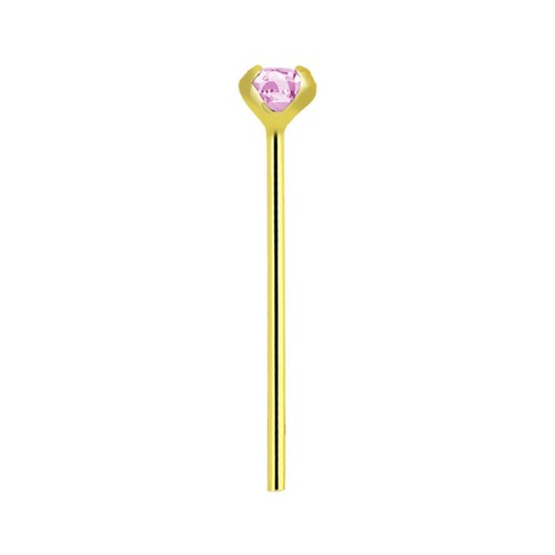 14k gold 22g 11mm prong - 22g,