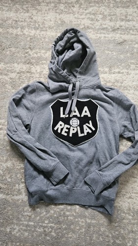 Replay hoodie grey - replay, uk