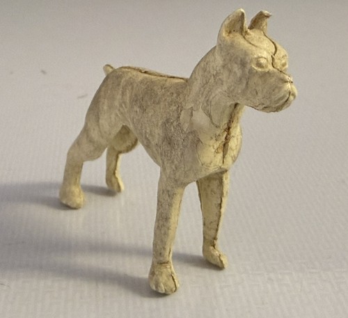 Boxer dog toy figurine mini - boxer,