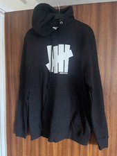 New Undefeated Jumper hoodie Mens L Black 5 Strike