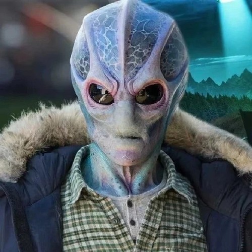 Alien mask ufo - mask,