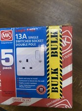 5 x MK Logic Plus 13A 1-Gang